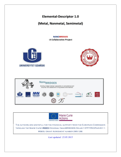 Elemental-Descriptor 1.0 (Metal, Nonmetal, Semimetal)