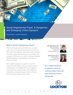 Social Engineering Fraud