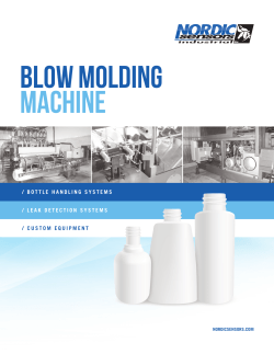 Blow Molding - Nordic Sensors