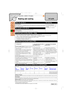 Heating and cooling - mnwikiks3scienceyear2