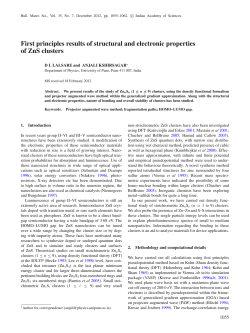 First principles results of structural and electronic properties of ZnS