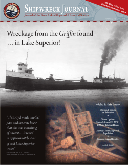 Shipwreck Journal - Great Lakes Shipwreck Museum