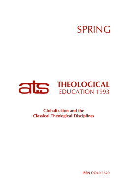 Globalization and the Classical Theological Disciplines