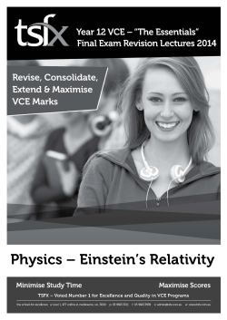 Physics &ndash; Einstein`s Relativity