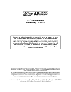 2002 AP Microeconomics Scoring Guidelines - AP Central