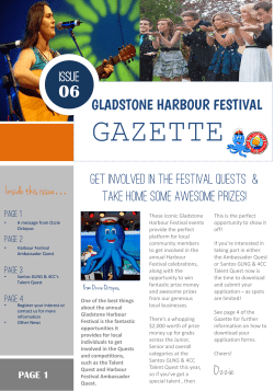 File - Gladstone Festivals and Events