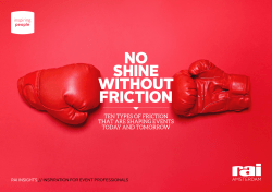 no shine without friction - Communicatie Intelligence