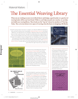 The Essential Weaving Library