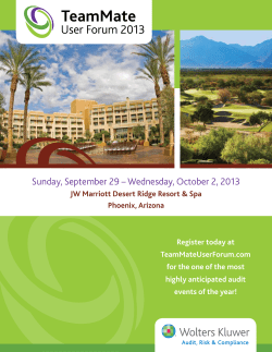 Sunday, September 29 &ndash; Wednesday, October 2, 2013