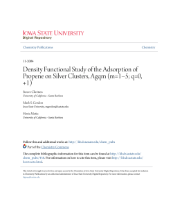 Density Functional Study of the Adsorption of Propene on Silver