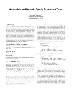 Generativity and Dynamic Opacity for Abstract Types