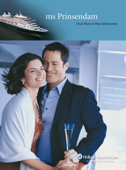 Prinsendam deck plan E-brochure