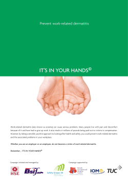IT`S IN YOUR HANDS&copy;