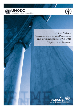 United Nations Congresses on Crime Prevention and Criminal