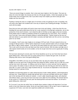 Success with Triplets Info Learn More!