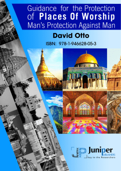 Guidance for the Protection of Places of Worship