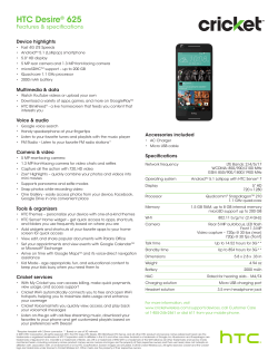 HTC Desire&reg; 625 - Cricket Wireless