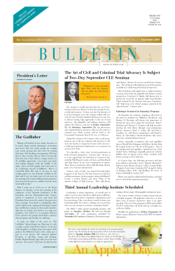 September 2009 - Bar Association of Erie County