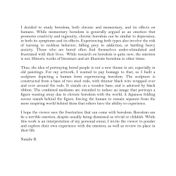 I decided to study boredom, both chronic and momentary, and its