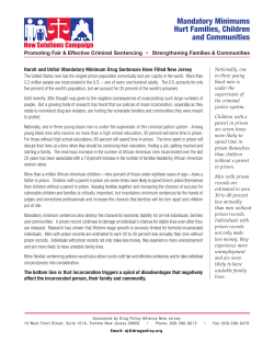 PDF Mandatory Minimums Hurt Families, Children and Communities