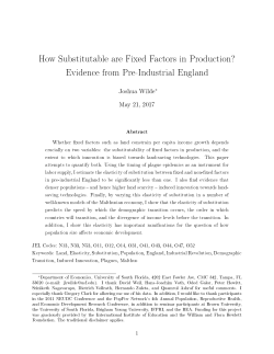 How Substitutable are Fixed Factors in Production? Evidence from