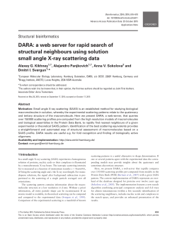 DARA: a web server for rapid search of structural