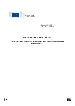 Global Earth Observation System of Systems (GEOSS)