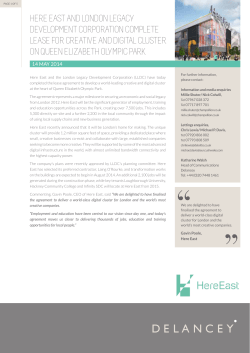 here east and london legacy development corporation
