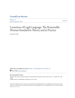 Looseness of Legal Language: The