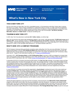 What`s New In New York City - free in nyc