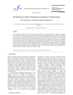 Lift and Drag on Cylinder of Octagonal Cross