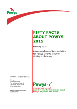 fifty facts about powys 2015