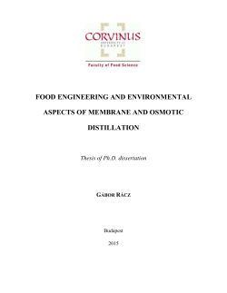 food engineering and environmental aspects of