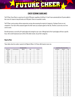 cheer scoring guidelines