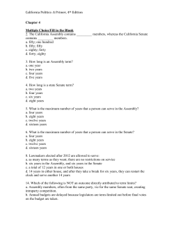 California Politics: A Primer, 4th Edition