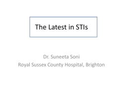 The latest in STI diagnostics