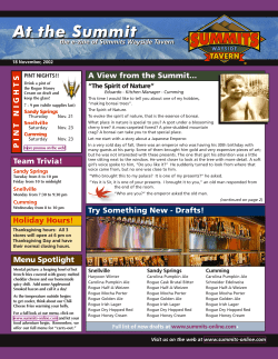 At the Summit - Summits Wayside Taverns