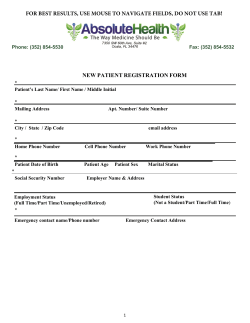 NEW PATIENT REGISTRATION FORM