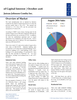 October - Juteau Johnson Comba Inc