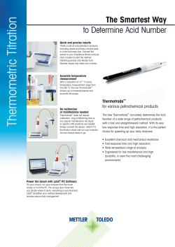Thermometric Titration
