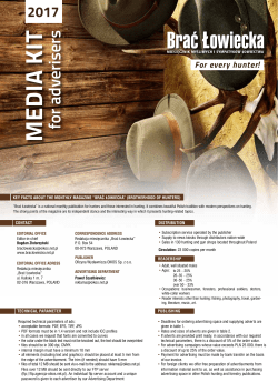 media kit - Brać Łowiecka