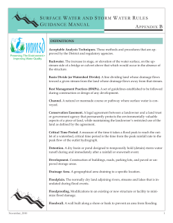 Appendix B: Definitions - Milwaukee Metropolitan Sewerage District