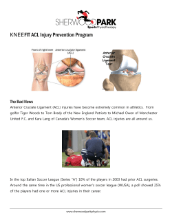 KNEEFIT ACL Injury Prevention Program