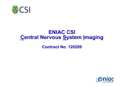 ENIAC CSI Central Nervous System Imaging