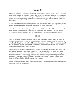 Fabrics 101 - Dame Helen`s Library