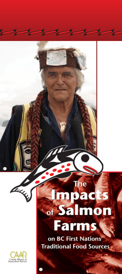 Impacts of Salmon Farms Impacts of Salmon Farms