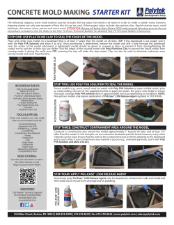 CONCRETE MOLD MAKING STARTER KIT