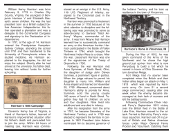 The William Henry Harrison Connection