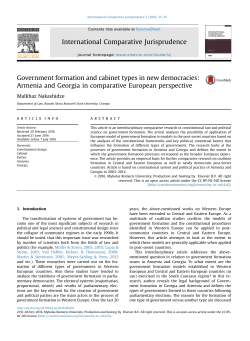 Government formation and cabinet types in new democracies_