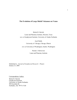 The Evolution of Large Shield Volcanoes on Venus